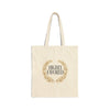 Highly Favored Cotton Canvas Tote Bag — Inspirational Faith Grocery & Everyday Market Tote