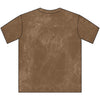 Highly Favored Vintage Crewneck Tee — Crown Graphic Distressed Brown T-Shirt