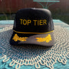 Top Tier ( Black/Gold Winged Trucker )