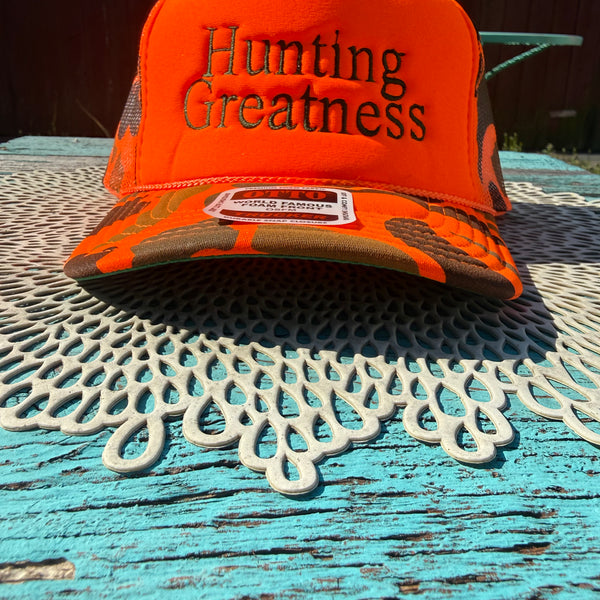 Hunting Greatness - Bright Camo Trucker