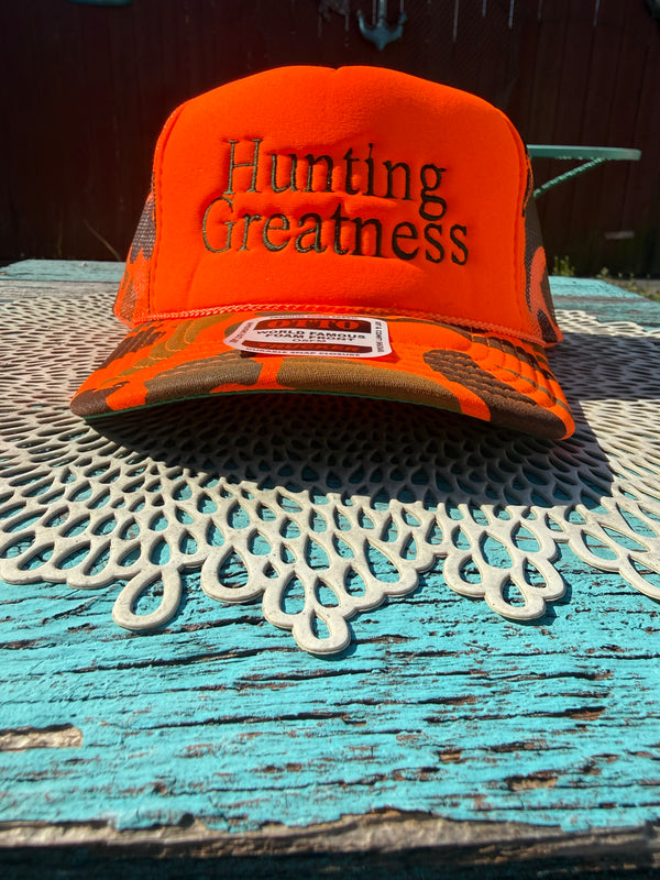 Hunting Greatness - Bright Camo Trucker