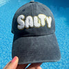 SALTY ( blue acid wash w/white puff patch )