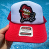 Love - BADGIRL - Red/White Trucker