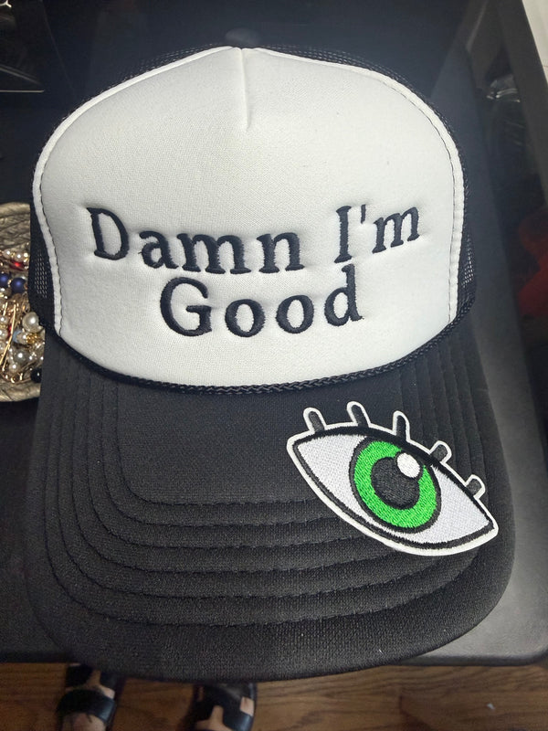 Damn I’m Good – Black/White Foam Trucker Hat