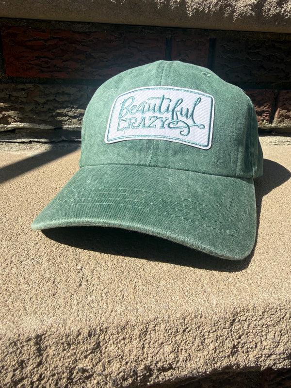 Beautiful Crazy – (  Green Vintage / Acid Wash w/Patch )