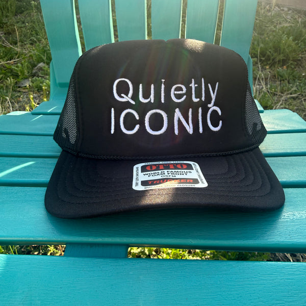 Quietly ICONIC - All Black Trucker