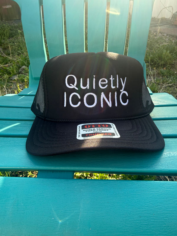 Quietly ICONIC - All Black Trucker